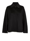 Midas Cashmere Shirt Jacket Black - MAX MARA - BALAAN 2