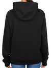 Logo Print Cotton Oversized Hoodie Black - BURBERRY - BALAAN 7