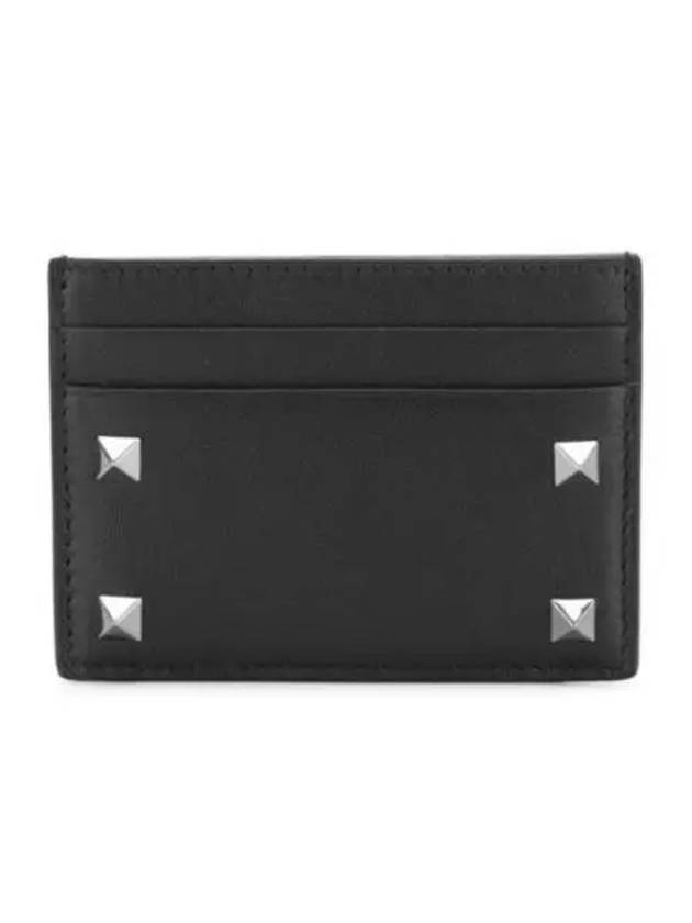 Rockstud Card Wallet Black P0655 VH3 0NO 271968 1147980 - VALENTINO - BALAAN 1