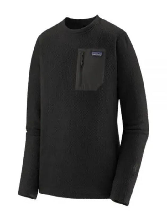 R1 Air Crewneck Pullover Knit Top Black - PATAGONIA - BALAAN 2