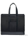 Logo Strap Tote Bag Black - ALEXANDER MCQUEEN - BALAAN.