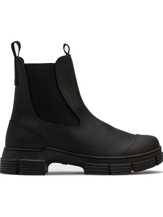 Recycle Rubber City Chelsea Boots Black - GANNI - BALAAN 2