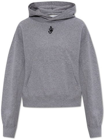 JW Anderson Logo Sweatshirt, Women's, Grey - JW ANDERSON - BALAAN 1