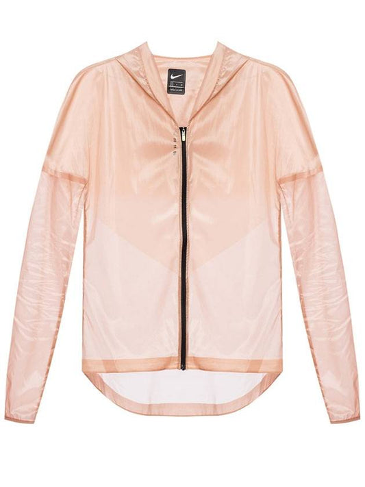 Tech Pack Running Hood Zip Up Rose Gold - NIKE - BALAAN.