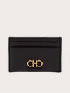 Gancini Card Wallet Black - SALVATORE FERRAGAMO - BALAAN 3