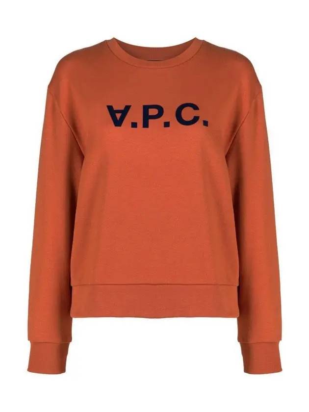 Elisa Logo Print Sweatshirt Brick Red - A.P.C. - BALAAN 3