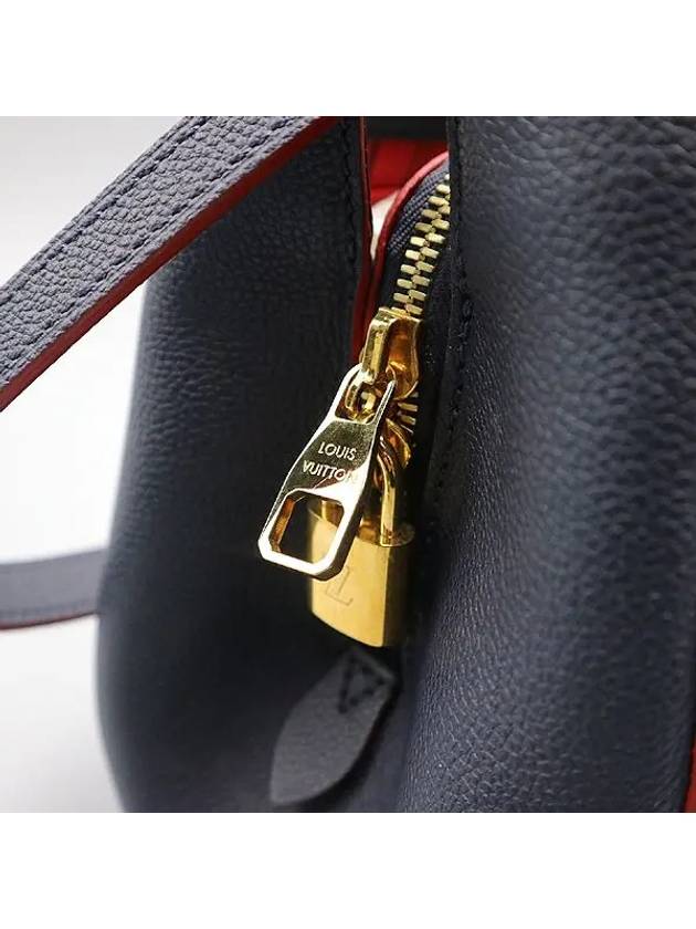 M42746 Monogram Empreinte Marine Rousey Montaigne MM Tote Bag Strap 2WAY - LOUIS VUITTON - BALAAN 4