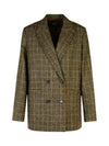 Lucy Double Breasted Blazer Jacket Chestnut Brown - A.P.C. - BALAAN 2