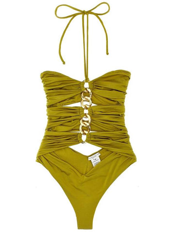 Elisabetta Franchi Chain One-Piece Swimsuit - ELISABETTA FRANCHI - BALAAN 1