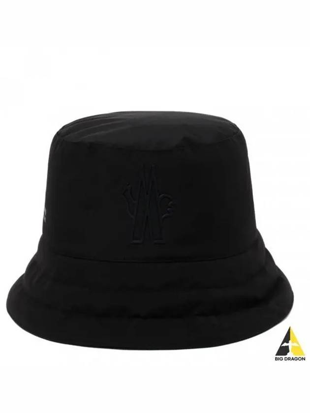 3B00005 596Y4 999 Logo Print Bucket Hat - MONCLER - BALAAN 1