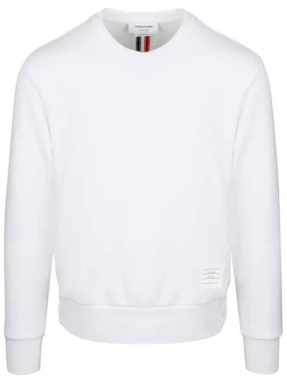 Center Back Stripe Crewneck Sweatshirt White - THOM BROWNE - BALAAN 2