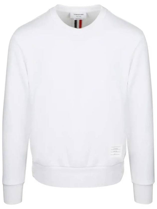 Center Back Stripe Crewneck Sweatshirt White - THOM BROWNE - BALAAN 2