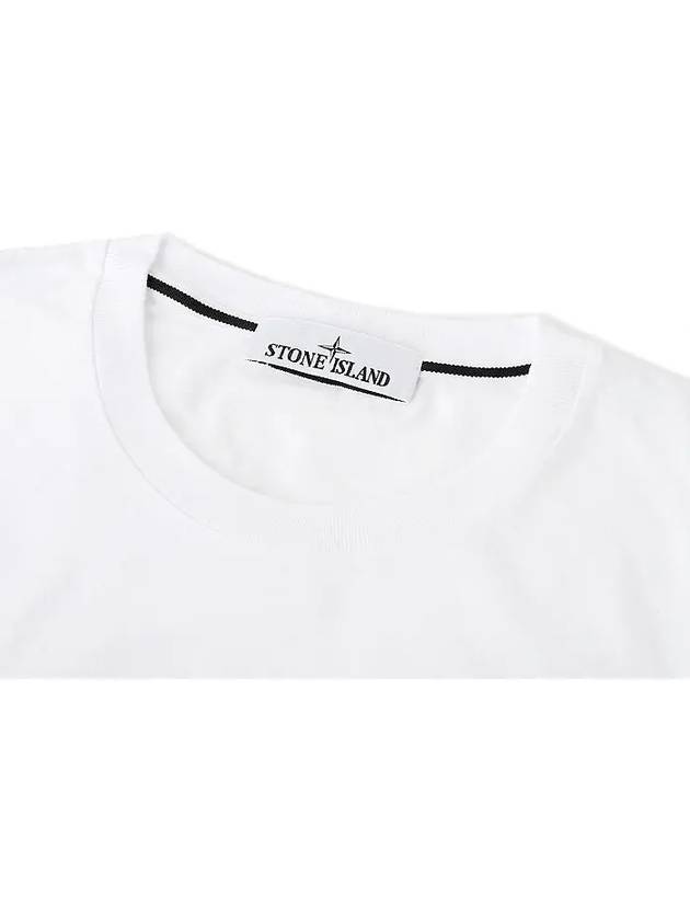 Archibio PVC Print Short Sleeve T-Shirt White - STONE ISLAND - BALAAN 4