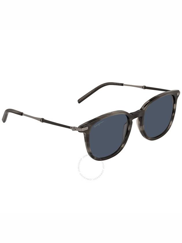 Salvatore Ferragamo Blue Square Men's Sunglasses SF1015S 003 52 - SALVATORE FERRAGAMO - BALAAN 2