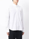 Small Fox Head Patch Classic Long Slevee Shirt White - MAISON KITSUNE - BALAAN 3