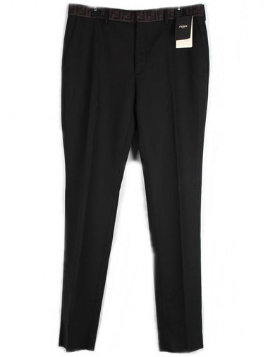 logo slacks - FENDI - BALAAN 1