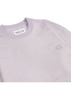 Solid Embroidery Sweatshirt Grey - SOLID HOMME - BALAAN 5