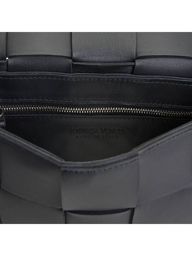 Intrecciato Cassette Cross Bag Black - BOTTEGA VENETA - BALAAN 10