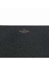 Women's Rockstud Leather Clutch Bag Black - VALENTINO - BALAAN 4