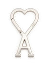 De Coeur Heart Logo Keyholder Silver - AMI - BALAAN 3