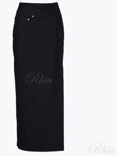 Deconstructed Design A-Line Skirt Black - LOEWE - BALAAN 2