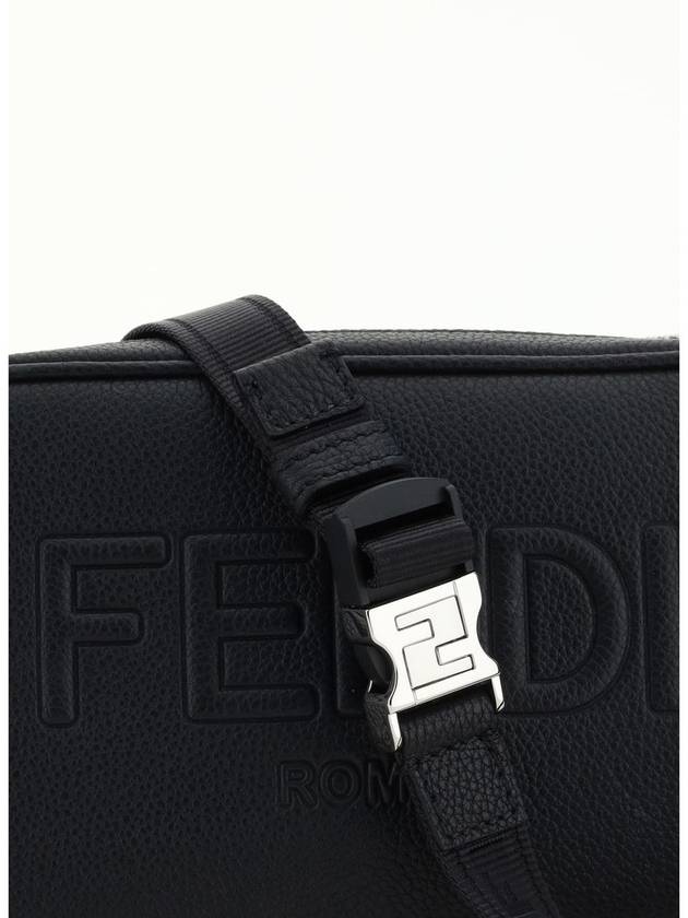 Roma Leather Belt Bag Black - FENDI - BALAAN 6