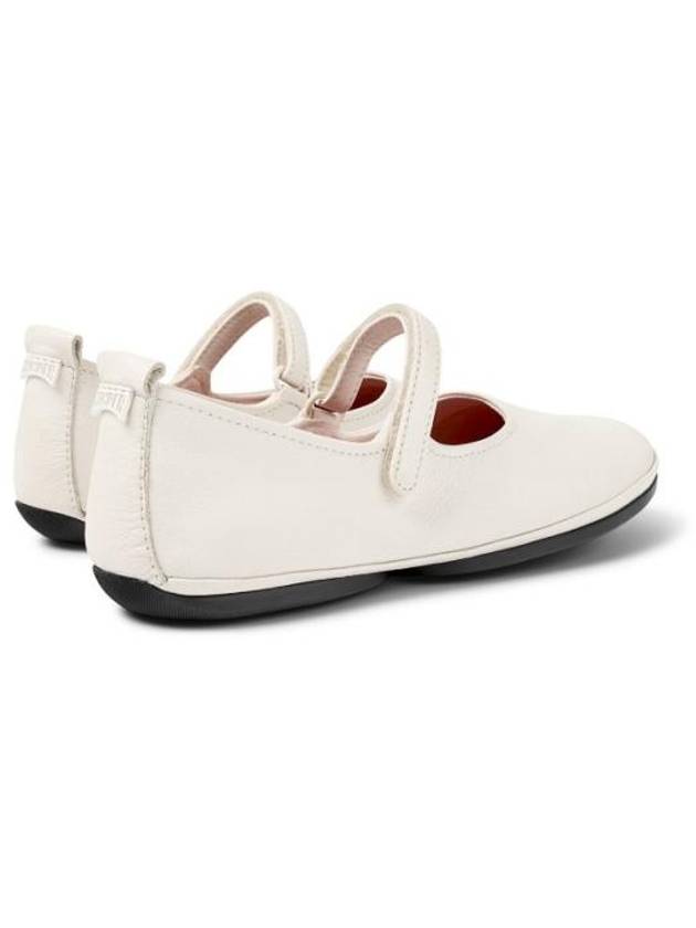 Right Leather Mary Jane Flat Shoes White - CAMPER - BALAAN 3