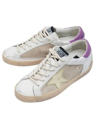 Purple Tab Superstar Low Top Sneakers White - GOLDEN GOOSE - BALAAN 2