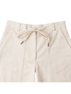 Women's Cotton Shorts Ivory - MONCLER - BALAAN 4