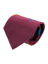 Striped Jacquard Silk Tie Burgundy - VIVIENNE WESTWOOD - BALAAN 10