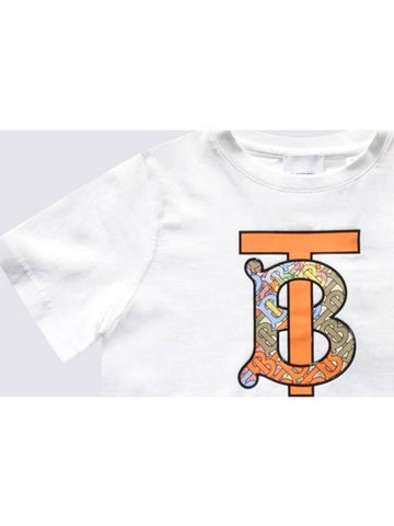 kids polo shirt 8061416 A1464 white - BURBERRY - BALAAN 1