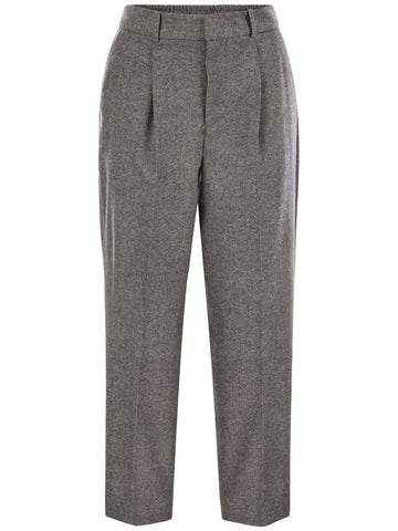 DAISY - Wool and cashmere pants - PT TORINO - BALAAN 1