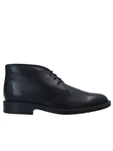 Men's Leather Ankle Boots Black - TOD'S - BALAAN 1