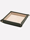 Square Valet Tray Ecru Capra 404 Goat Leather - ETTINGER - BALAAN 2