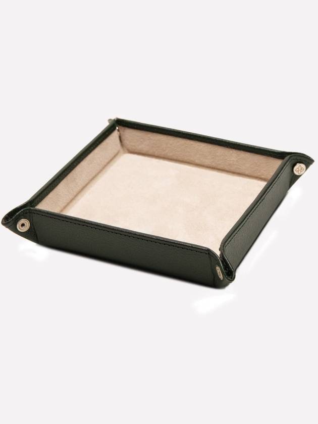 Square Valet Tray Ecru Capra 404 Goat Leather - ETTINGER - BALAAN 2