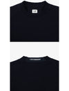 Diagonal Raised Fleece Sweatshirt Navy - CP COMPANY - BALAAN 4