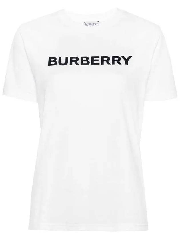 Short Sleeve T-Shirt 8080325 A1464 WHITE - BURBERRY - BALAAN 3