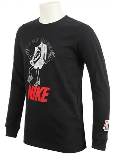 Genuine Junior Sportswear Long Sleeve Tee FD3990 010 - NIKE - BALAAN 2