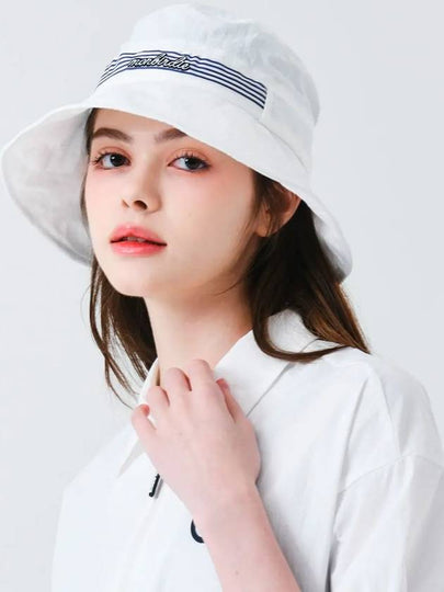 Ribbon Tunnel Cruise Bucket Hat WHITE - MONBIRDIE GOLF - BALAAN 2