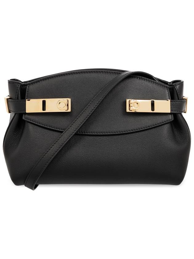 FERRAGAMO ‘Hug’ Shoulder Bag, Women's, Black - SALVATORE FERRAGAMO - BALAAN 1