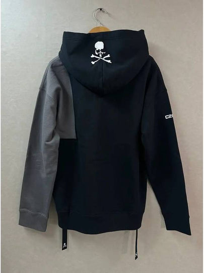 Mastermind C2H4 Gray Color Block Skull Hooded Sweatshirt TC1460 - ALPHA INDUSTRIES - BALAAN 2