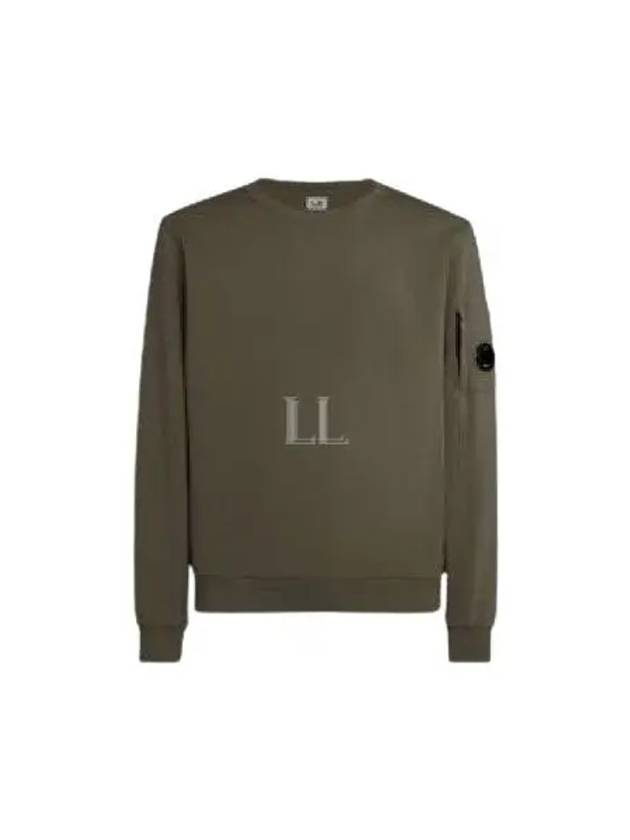 Light Fleece Sweatshirt Green - CP COMPANY - BALAAN 2