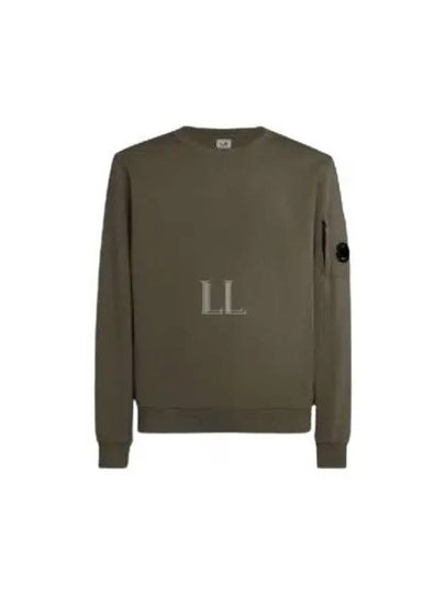 Light Fleece Sweatshirt Green - CP COMPANY - BALAAN 2