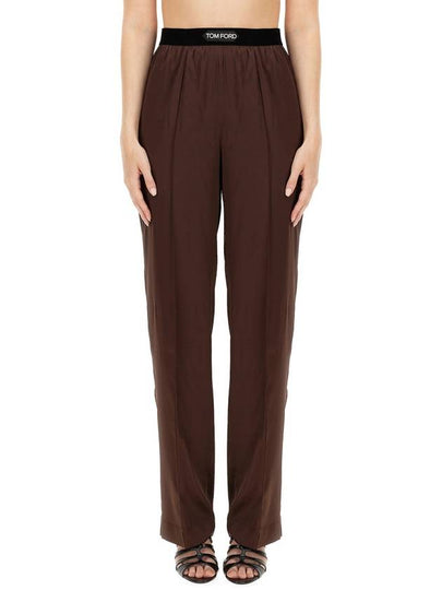 Denim Straight Pants PAW397FAX881KB750 DARK BROWN Brown - TOM FORD - BALAAN 2