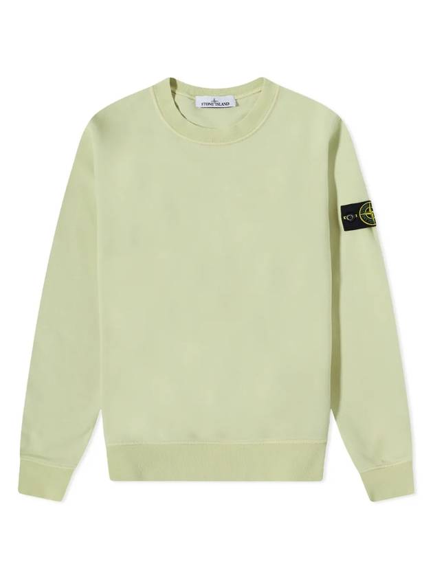 Wappen Patch Crew Neck Sweatshirt Light Green - STONE ISLAND - BALAAN 1