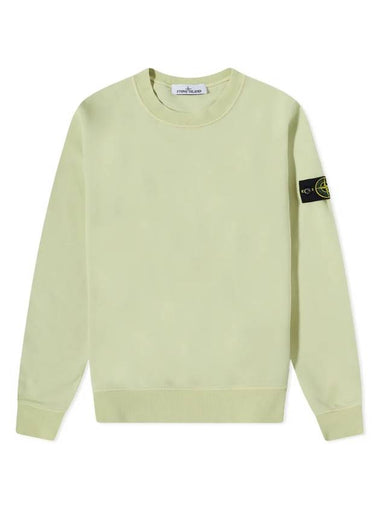 Wappen Patch Crew Neck Sweatshirt Light Green - STONE ISLAND - BALAAN 1