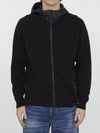 Metropolis Series Zip-Up Hoodie Black - CP COMPANY - BALAAN 1