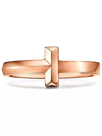 Tiffany T T1 Ring Rose Gold 67797213 - TIFFANY & CO. - BALAAN 1