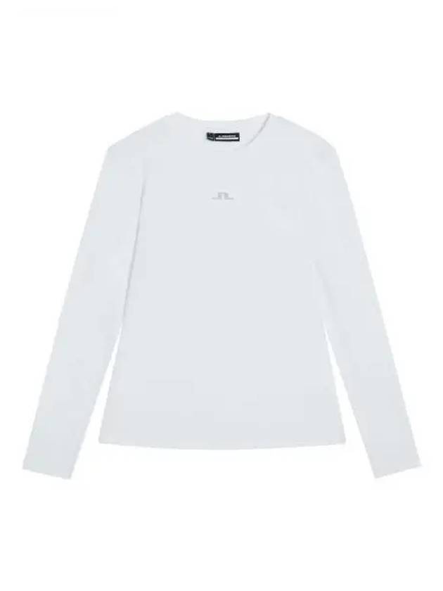 Ada Logo Print Long Sleeve T-Shirt White - J.LINDEBERG - BALAAN 2