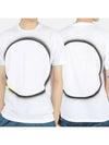 Eclipse Logo Short Sleeve T-Shirt White - STONE ISLAND - BALAAN 3